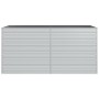 Arriate de acero galvanizado plateado 160x80x77 cm de vidaXL, Maceteros y jardineras - Ref: Foro24-316880, Precio: 56,99 €, D...