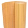 Yellow double-sided garden fence 90x400 cm by vidaXL, fence panels - Ref: Foro24-317148, Price: 39,12 €, Discount: %