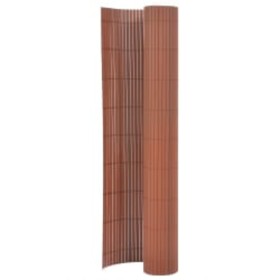 Brown double-sided garden fence 110x300 cm by vidaXL, fence panels - Ref: Foro24-317154, Price: 40,29 €, Discount: %