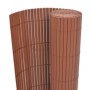 Brown double-sided garden fence 110x300 cm by vidaXL, fence panels - Ref: Foro24-317154, Price: 42,93 €, Discount: %