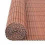 Brown double-sided garden fence 110x300 cm by vidaXL, fence panels - Ref: Foro24-317154, Price: 42,93 €, Discount: %