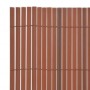 Brown double-sided garden fence 110x300 cm by vidaXL, fence panels - Ref: Foro24-317154, Price: 42,93 €, Discount: %