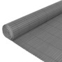 Gray double-sided garden fence 110x300 cm by vidaXL, fence panels - Ref: Foro24-317155, Price: 39,99 €, Discount: %