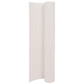 White double-sided garden fence 110x400 cm by vidaXL, fence panels - Ref: Foro24-317156, Price: 49,08 €, Discount: %