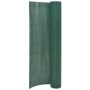 Valla de jardín doble cara verde 110x400 cm de vidaXL, Paneles de vallas - Ref: Foro24-317157, Precio: 51,22 €, Descuento: %