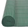 Valla de jardín doble cara verde 110x400 cm de vidaXL, Paneles de vallas - Ref: Foro24-317157, Precio: 51,22 €, Descuento: %