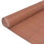 Brown double-sided garden fence 110x400 cm by vidaXL, fence panels - Ref: Foro24-317159, Price: 49,21 €, Discount: %