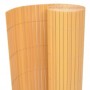 Yellow double-sided garden fence 110x500 cm by vidaXL, fence panels - Ref: Foro24-317163, Price: 56,80 €, Discount: %