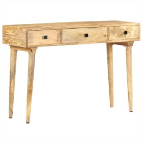 Mesa consola de madera maciza de mango 115x35x76 cm de vidaXL, Mesas auxiliares - Ref: Foro24-320803, Precio: 140,64 €, Descu...