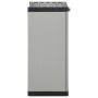 Garden waste cabinet PP gray and black 68x40x85 cm by vidaXL, Garbage cans and trash cans - Ref: Foro24-340987, Price: 99,38 ...