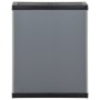 Garden waste cabinet PP gray and black 68x40x85 cm by vidaXL, Garbage cans and trash cans - Ref: Foro24-340987, Price: 99,38 ...