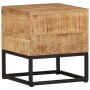 Rough mango wood side table 30x30x33 cm by vidaXL, Side tables - Ref: Foro24-320814, Price: 63,99 €, Discount: %