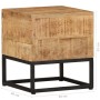 Rough mango wood side table 30x30x33 cm by vidaXL, Side tables - Ref: Foro24-320814, Price: 63,99 €, Discount: %