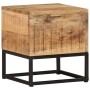 Mesa auxiliar de madera de mango rugosa 30x30x33 cm de vidaXL, Mesas auxiliares - Ref: Foro24-320814, Precio: 63,99 €, Descue...