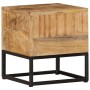 Mesa auxiliar de madera de mango rugosa 30x30x33 cm de vidaXL, Mesas auxiliares - Ref: Foro24-320814, Precio: 63,99 €, Descue...