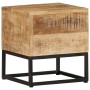 Rough mango wood side table 30x30x33 cm by vidaXL, Side tables - Ref: Foro24-320814, Price: 63,99 €, Discount: %