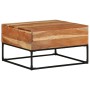 Solid acacia wood coffee table 68x68x41 cm