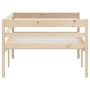 Estructura de cama de madera maciza de pino 90x200 cm de vidaXL, Camas y somieres - Ref: Foro24-322051, Precio: 111,31 €, Des...