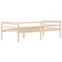 Estructura de cama de madera maciza de pino 90x200 cm de vidaXL, Camas y somieres - Ref: Foro24-322051, Precio: 111,31 €, Des...