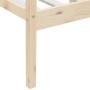 Estructura de cama de madera maciza de pino 90x200 cm de vidaXL, Camas y somieres - Ref: Foro24-322051, Precio: 111,31 €, Des...