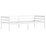 Solid white pine wood bed frame 90x200 cm