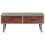 Mesa de centro madera maciza de mango rugosa gris 100x60x40 cm de vidaXL, Mesas de centro - Ref: Foro24-321808, Precio: 150,9...