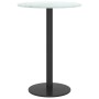 White tempered glass marble design table top Ø30x0.8 cm by vidaXL, Table tops - Ref: Foro24-322245, Price: 16,92 €, Discount: %