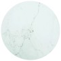 White tempered glass marble design table top Ø90x1 cm by vidaXL, Table tops - Ref: Foro24-322251, Price: 98,06 €, Discount: %