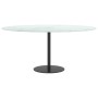 White tempered glass marble design table top Ø90x1 cm by vidaXL, Table tops - Ref: Foro24-322251, Price: 98,06 €, Discount: %