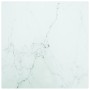 Marble design table top white tempered glass 30x30 cm 6 mm by vidaXL, Table tops - Ref: Foro24-322252, Price: 16,17 €, Discou...