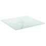 Tablero mesa diseño mármol vidrio templado blanco 30x30 cm 6 mm de vidaXL, Tableros para mesas - Ref: Foro24-322252, Precio: ...