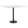 Marble design table with white tempered glass top 50x50 cm 6 mm by vidaXL, Table tops - Ref: Foro24-322254, Price: 26,99 €, D...