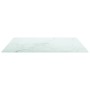 Marble design table top white tempered glass 60x60 cm 6 mm by vidaXL, Table tops - Ref: Foro24-322255, Price: 36,99 €, Discou...