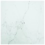 Marble design table with white tempered glass top 70x70 cm 6 mm by vidaXL, Table tops - Ref: Foro24-322256, Price: 56,97 €, D...