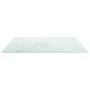 Marble design table with white tempered glass top 70x70 cm 6 mm by vidaXL, Table tops - Ref: Foro24-322256, Price: 56,97 €, D...