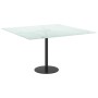 Marble design table with white tempered glass top 70x70 cm 6 mm by vidaXL, Table tops - Ref: Foro24-322256, Price: 56,97 €, D...