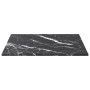 Black tempered glass marble design table board 30x30 cm 6 mm by vidaXL, Table tops - Ref: Foro24-322268, Price: 16,17 €, Disc...