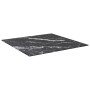 Marble design table top black tempered glass 60x60 cm 6 mm by vidaXL, Table tops - Ref: Foro24-322271, Price: 34,99 €, Discou...