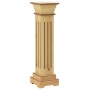 Quadratische Säule Pflanzenstütze helles Holz 17x17x66 cm MDF von vidaXL, Topfständer - Ref: Foro24-323968, Preis: 50,13 €, R...