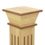 Quadratische Säule Pflanzenstütze helles Holz 17x17x66 cm MDF von vidaXL, Topfständer - Ref: Foro24-323968, Preis: 49,99 €, R...