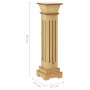 Quadratische Säule Pflanzenstütze helles Holz 17x17x66 cm MDF von vidaXL, Topfständer - Ref: Foro24-323968, Preis: 49,99 €, R...