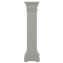 Soporte plantas pilar cuadrado clásico gris 17x17x66 cm MDF de vidaXL, Soportes para macetas - Ref: Foro24-323969, Precio: 51...