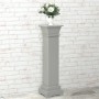 Soporte plantas pilar cuadrado clásico gris 17x17x66 cm MDF de vidaXL, Soportes para macetas - Ref: Foro24-323969, Precio: 51...