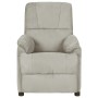 Sillón reclinable de piel de ante artificial gris claro de vidaXL, Sillones - Ref: Foro24-324048, Precio: 199,99 €, Descuento: %