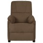 Brown Faux Suede Leather Massage Recliner by vidaXL, Electric massage chairs - Ref: Foro24-324052, Price: 138,57 €, Discount: %