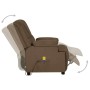 Brauner Massagesessel aus Wildlederimitat von vidaXL, Elektrische Massagesessel - Ref: Foro24-324052, Preis: 138,99 €, Rabatt: %