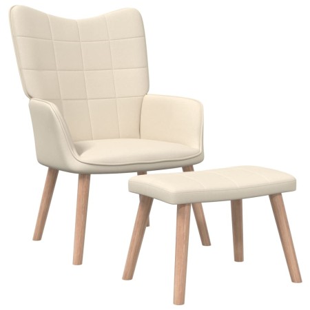 Relaxsessel mit cremefarbener Stofffußstütze von vidaXL, Sessel - Ref: Foro24-327932, Preis: 128,08 €, Rabatt: %