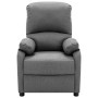 Sillón de masaje tela gris claro de vidaXL, Sillones de masaje eléctricos - Ref: Foro24-324079, Precio: 223,99 €, Descuento: %