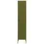 Olive green steel locker cabinet 35x46x180 cm by vidaXL, Lockers and storage cabinets - Ref: Foro24-336252, Price: 195,99 €, ...