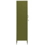 Olive green steel locker cabinet 35x46x180 cm by vidaXL, Lockers and storage cabinets - Ref: Foro24-336252, Price: 195,99 €, ...